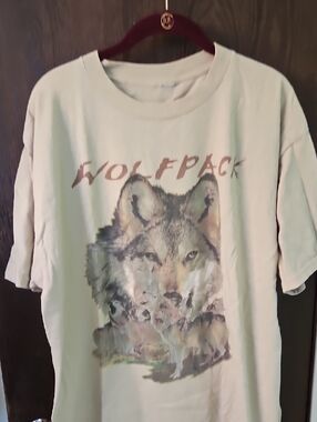 Wolfpack Graphic Tee - Cream Short Sleeve Shirt
